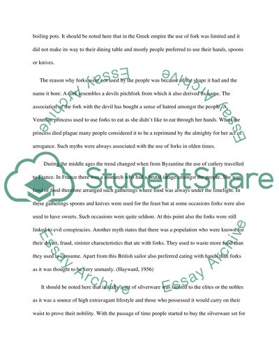 History of the English Cutlery