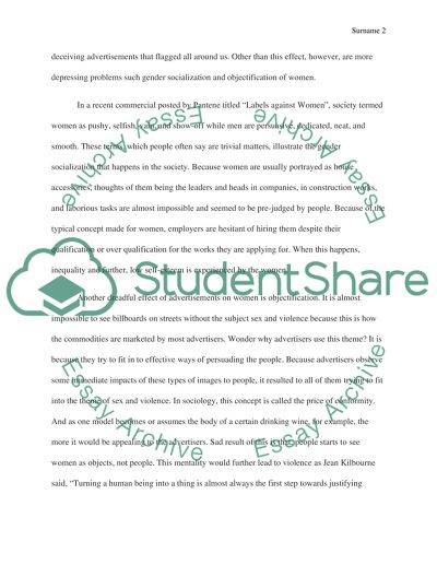 Killing us softly 4 reaction paper picture