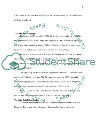 Global GDP, Death Rate, and Life Expectancy
