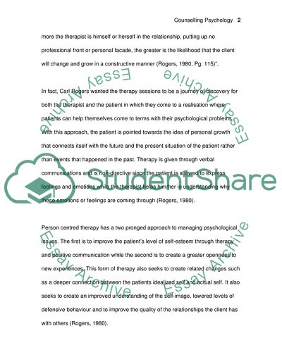 Counselling psychology