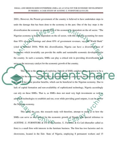 Economic Development in Nigeria