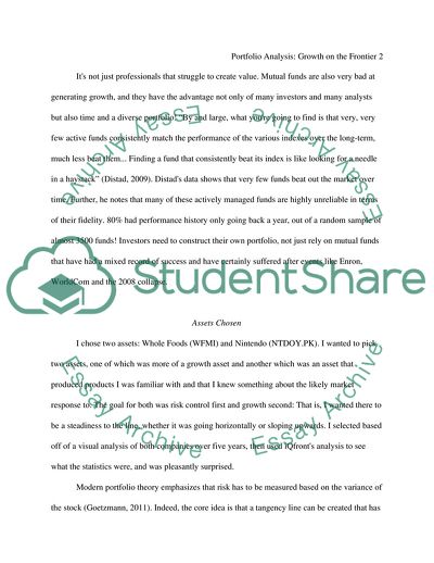 Portfolio Theory of Mutual Funds and Nave Investment