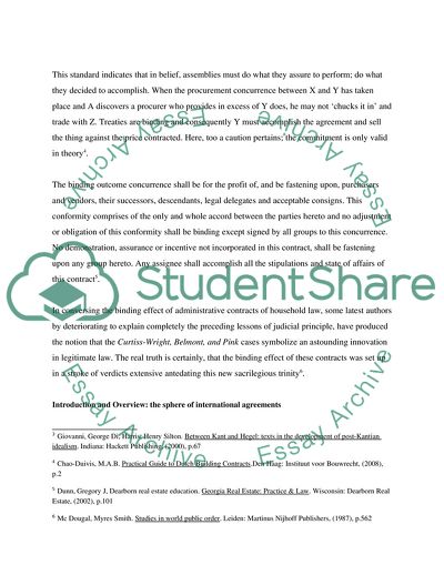 The Binding Nature of International Agreements