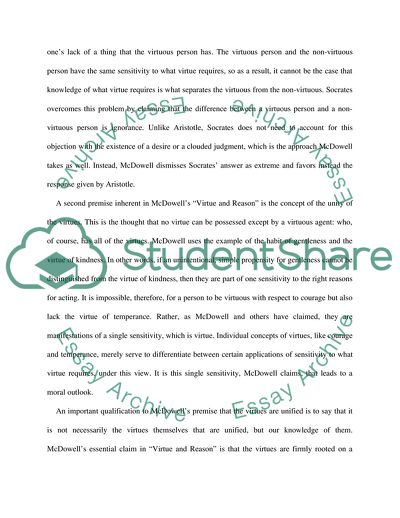 Virtue and Reason by John McDowell