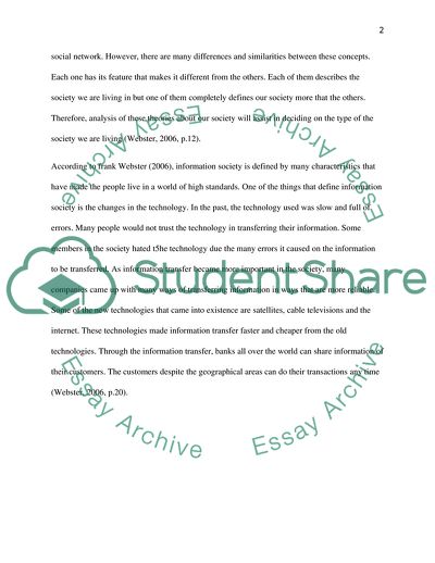 The Information Society