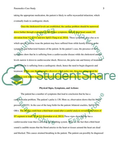 Systematic Assessment of the Patient and History in Prehospital Treatment