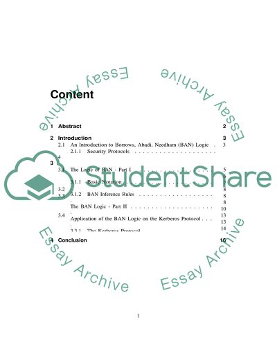 A Logic of Authentication