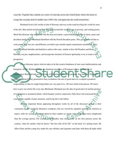 Kerouac, Rimbaud, Blake and Whitman: A Rejection of Pre-Modern Ideals