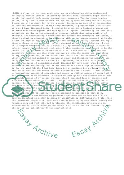 Pay Rise Negotiation on Part-Time Job