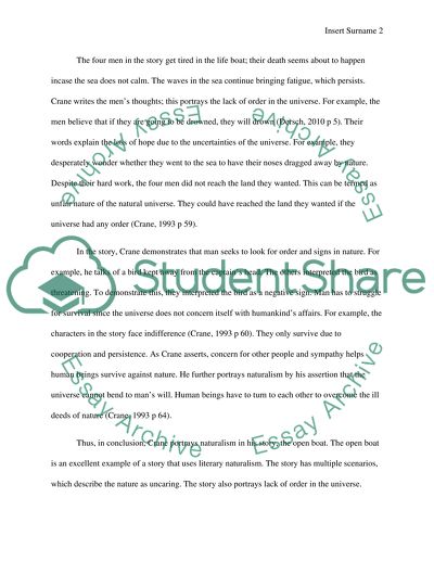 Free Essay The Open Boat by Stephen Crane | TopDissertations