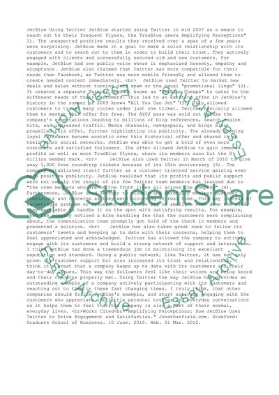 After reading a mini-case, and writing a summary with your opinion