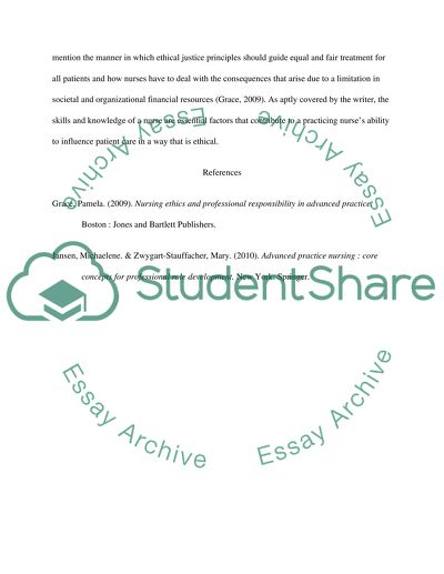 Week 10 Ethical-legal issues as an Advanced Practice Nurse