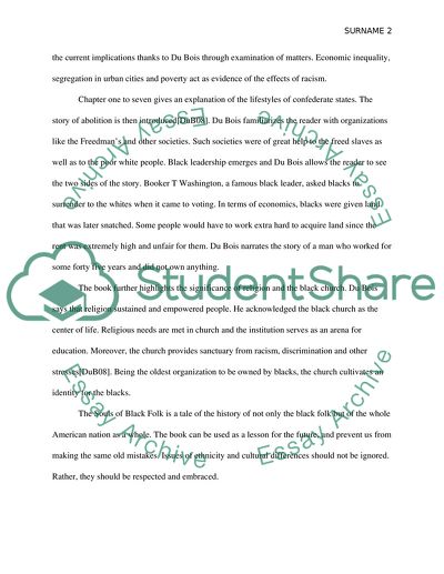 The Souls of the Black Folk