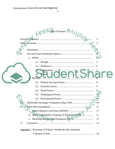 Marketing Strategy: Colgate 360 Toothbrush