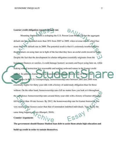 Causes Economic inequality in the United States