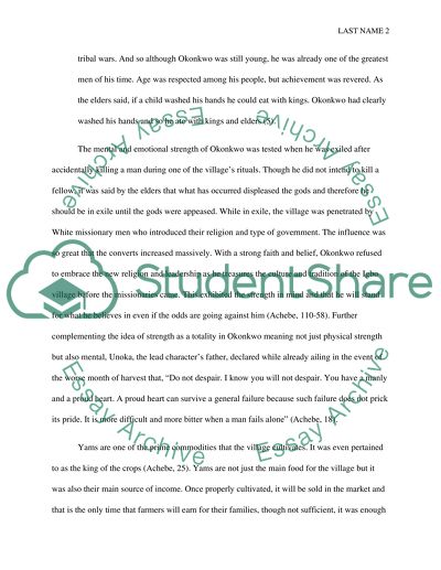 Things Fall Apart by Chinua Achebe