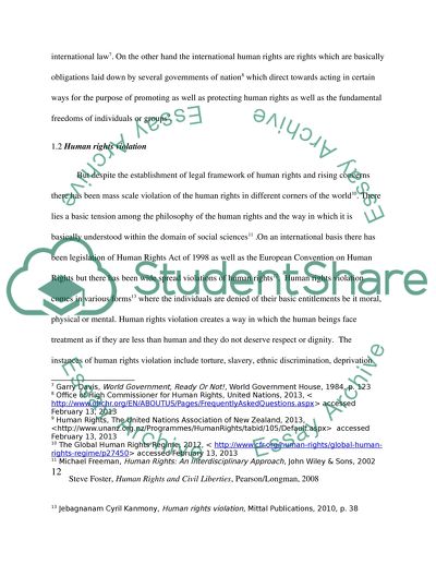 Human Rights in Latin America