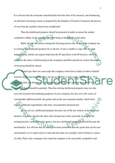 Intellectual property