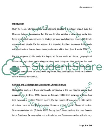 Food in Chinese Culture