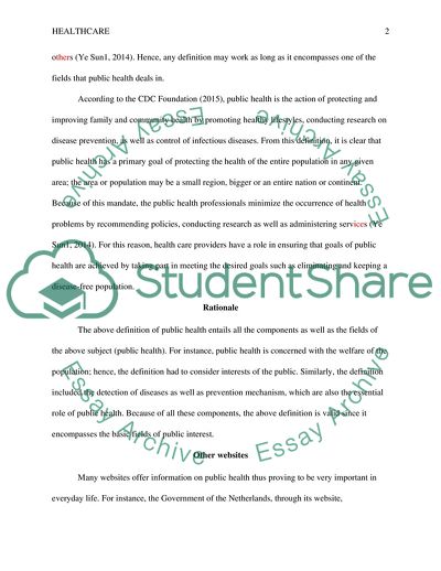 What Is Public Health