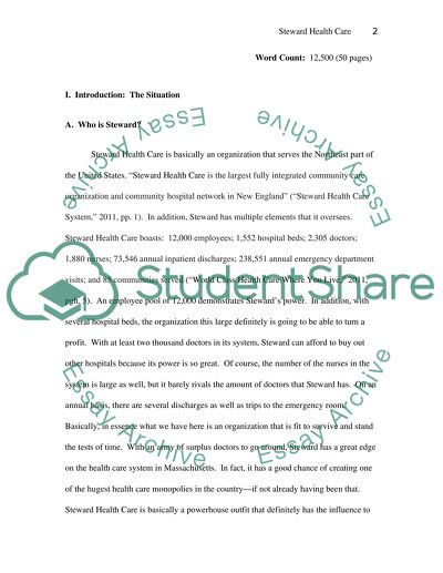 The Largest Integrated Community Care Organization: Steward Health Care