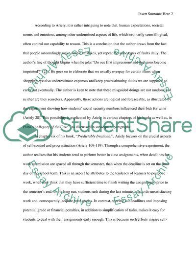 Predictably irrational