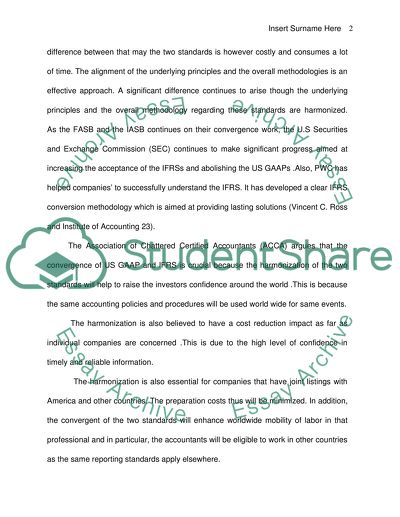The International Financial Reporting Standards