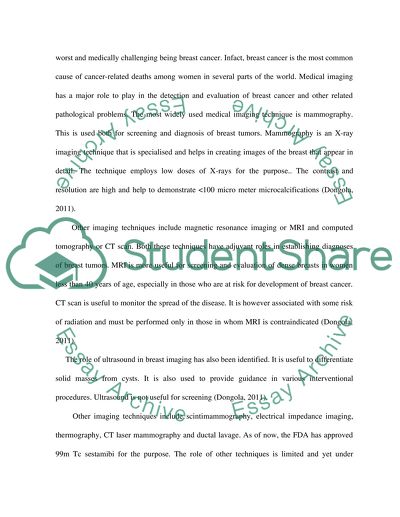 Breast anatomy and medical imaging for breast