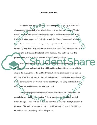 Diffused Flash Effect