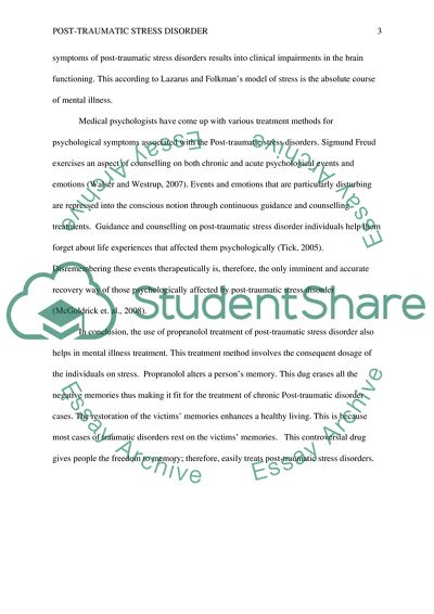 Post trauma stress part 2