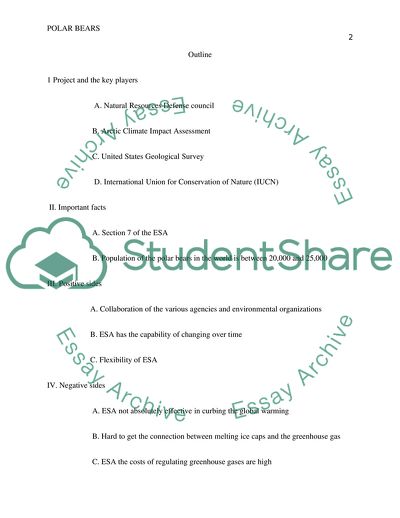 Extinction of Polar Bears