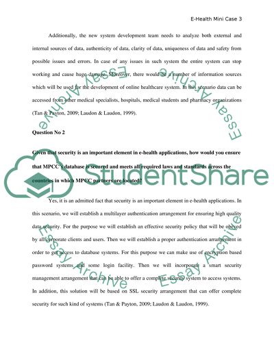 E-Health - M&P Cardiovascular Center Inc