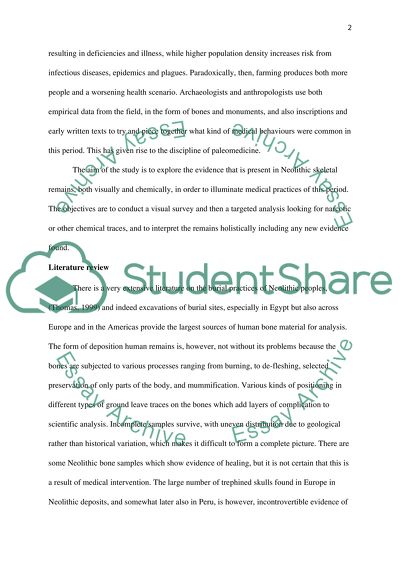 Early Medical Practices in the Neolithic Period