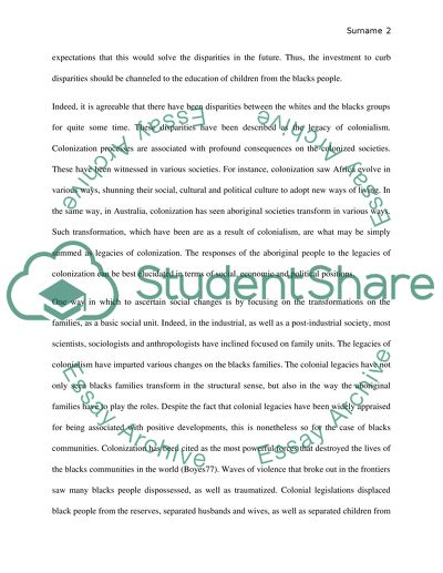 Differences In Education Between The Blacks And The Whites