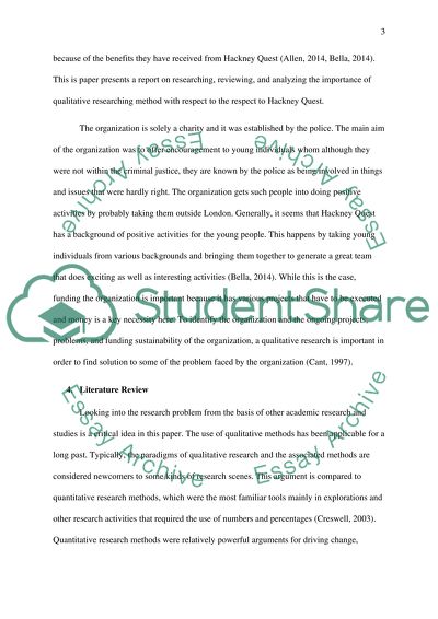 Researching the London Quest Funding Sustainability