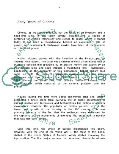 Hollywood Cinema - Culture of Viewing