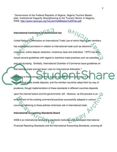 The Federal Republic of Nigeria: the Country With Rich Natural Resources