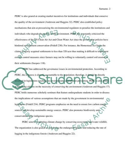 Property and Environmental Research Center