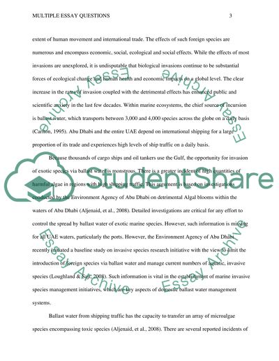 Ballast Water Management in Abu Dhabi
