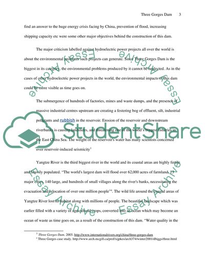 Three Gorges Dam in China