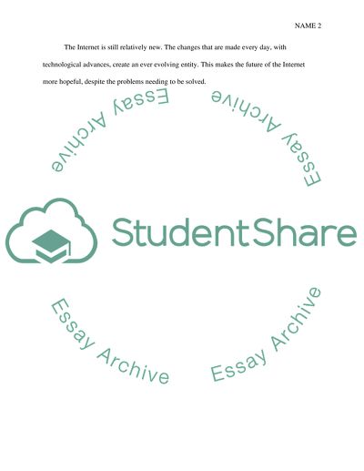 The future of the internet