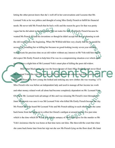 The Witness for the Prosecution by Agatha Christie