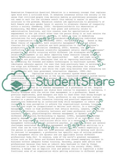 Education Management Issues