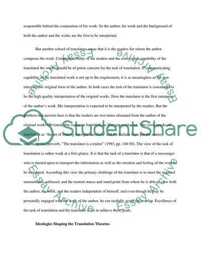 Translation: Conveyance of Treasures of One Language to Another