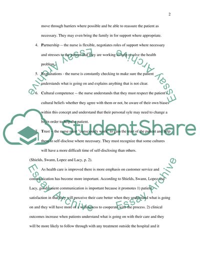 WHY IS COMMUNICATION IMPORTANT IN WORK WITH PATIENTS