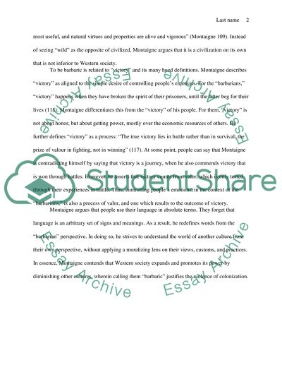 Why does Montaigne change so many definition of words