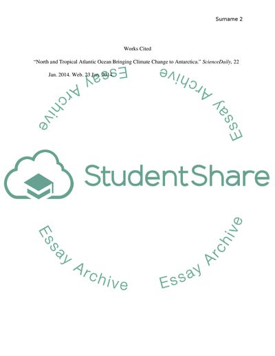 North and Tropical Atlantic Ocean Cause Climate Change in Antarctica
