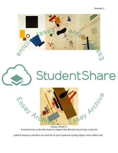 Suprematism, Constructivism and De Stijl