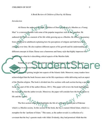 Critique of Children of Dust by Ali Eteraz