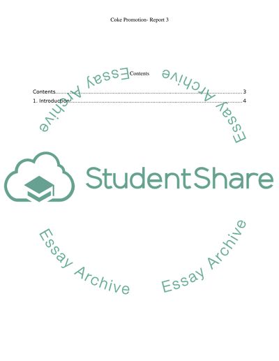 Coke Marketing Promotion Analysis